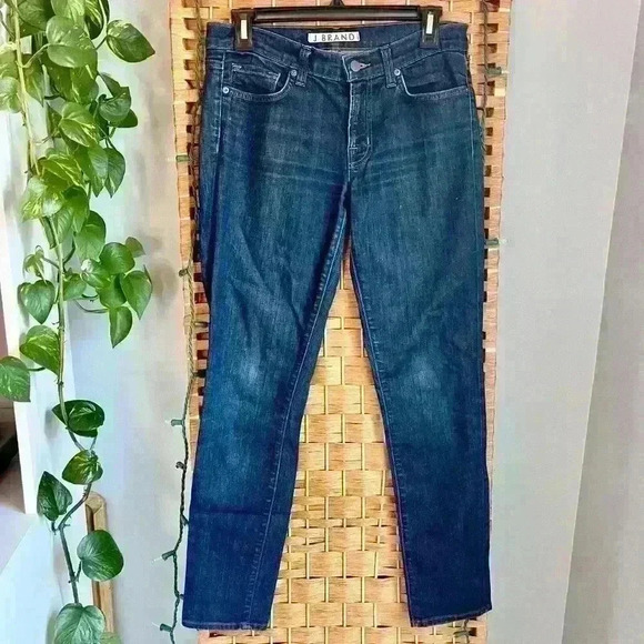 J Brand Dark Wash Straight Leg Jeans - Picture 1 of 9